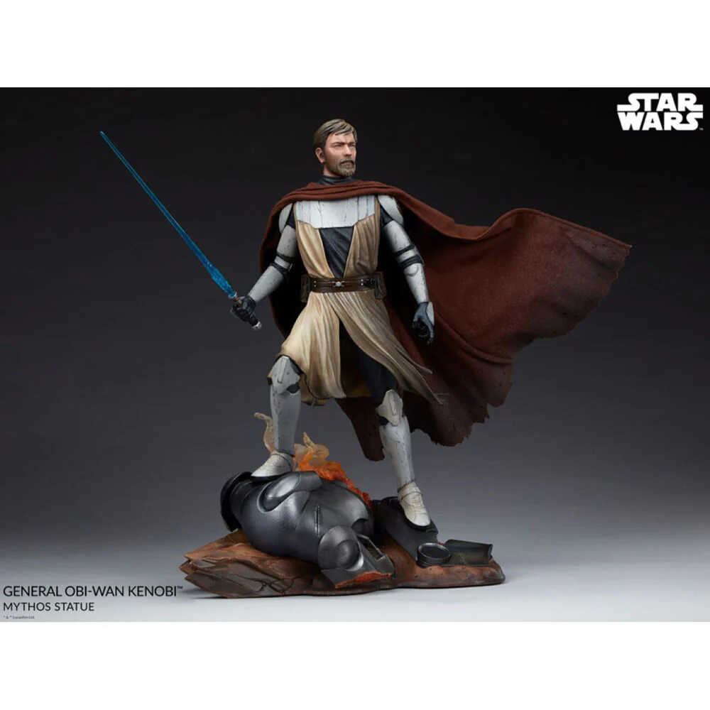 17.7" Star Wars General ObiWan Mythos Statue Collectible - Image 3