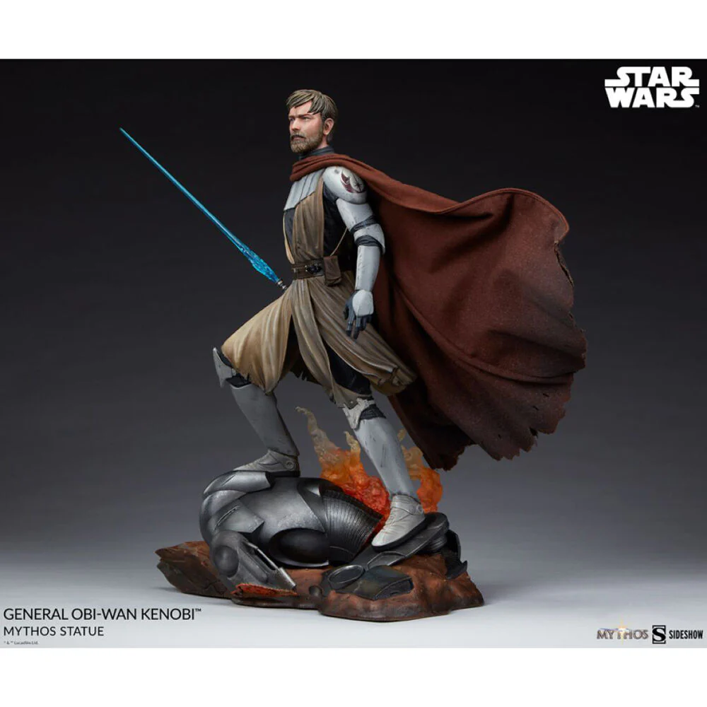 17.7" Star Wars General ObiWan Mythos Statue Collectible - Image 6
