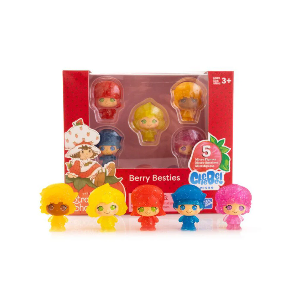 5pc Strawberry Shortcake CheeBee Berry Besties SDCC Exclusive Micro Figures - Image 2