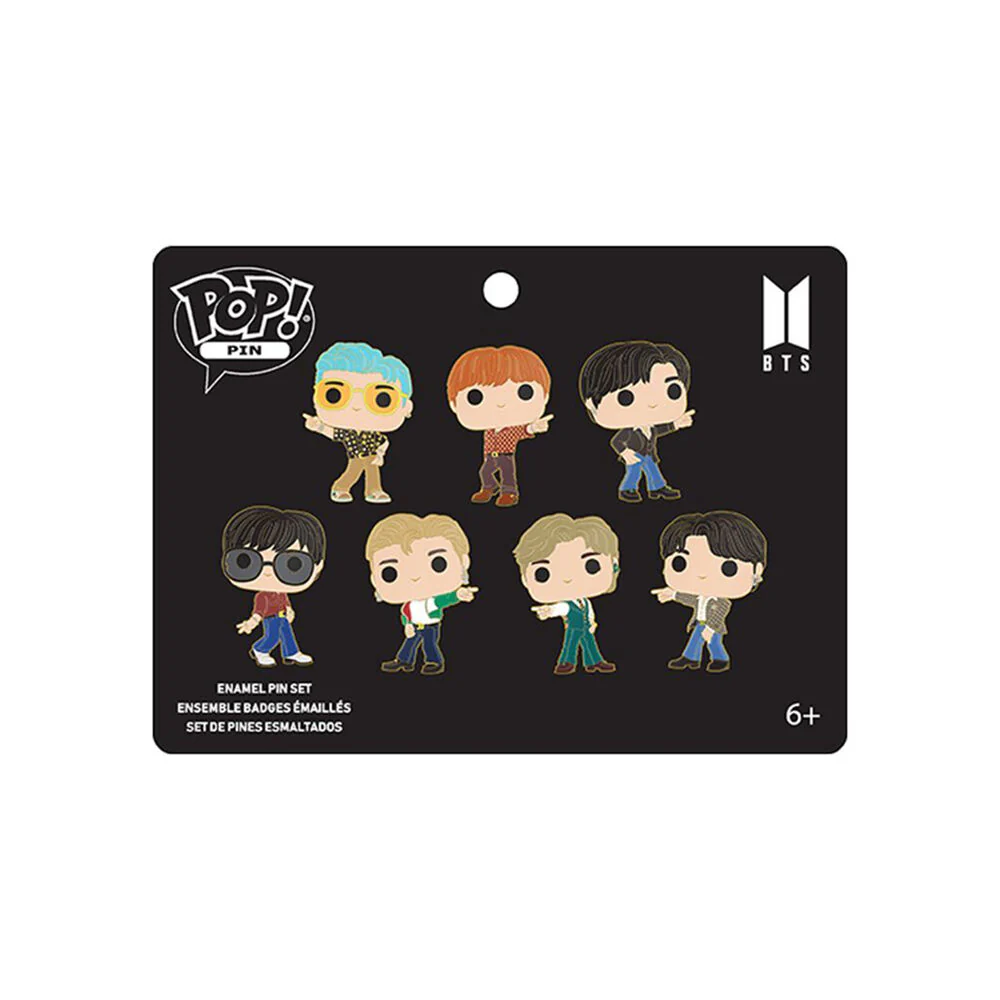 7pc BTS Band Members Enamel Pin Action Figure Kids/Adult Collectable Toy - Image 2