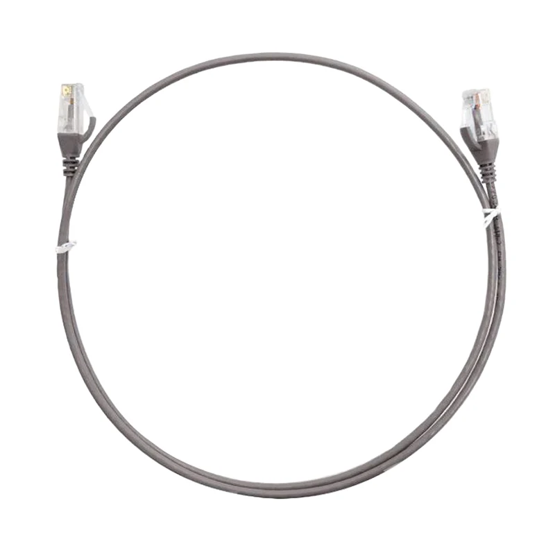 8ware CAT6 Premium RJ45 UTP Ultra Thin Slim Network Cable - 5m Grey (CAT6THINGE-5M)