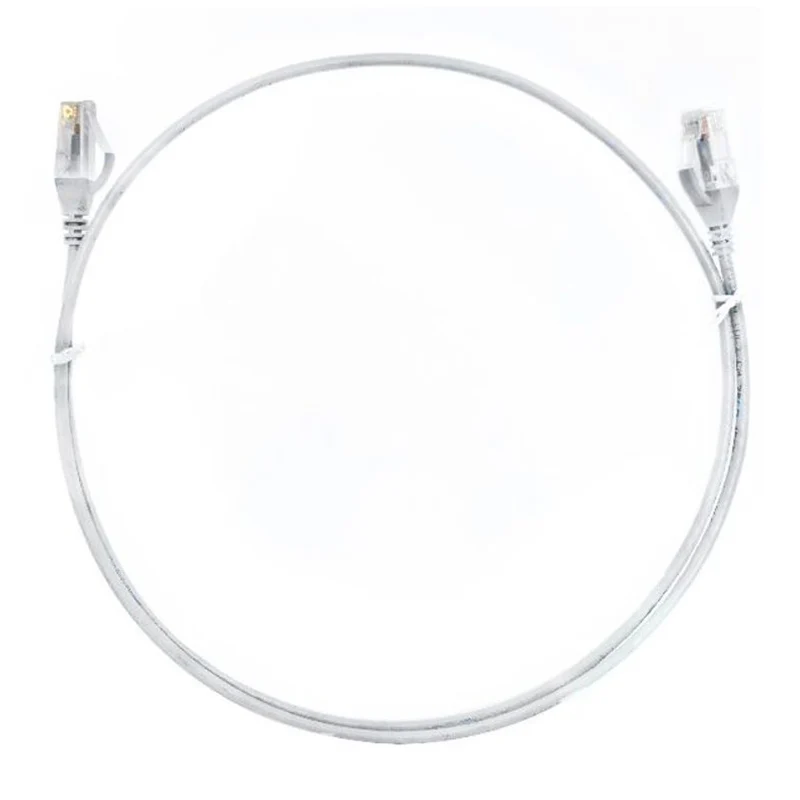 8ware CAT6 Ultra Thin Slim Network Cable 5m/500cm - White (CAT6THINWH-5M)