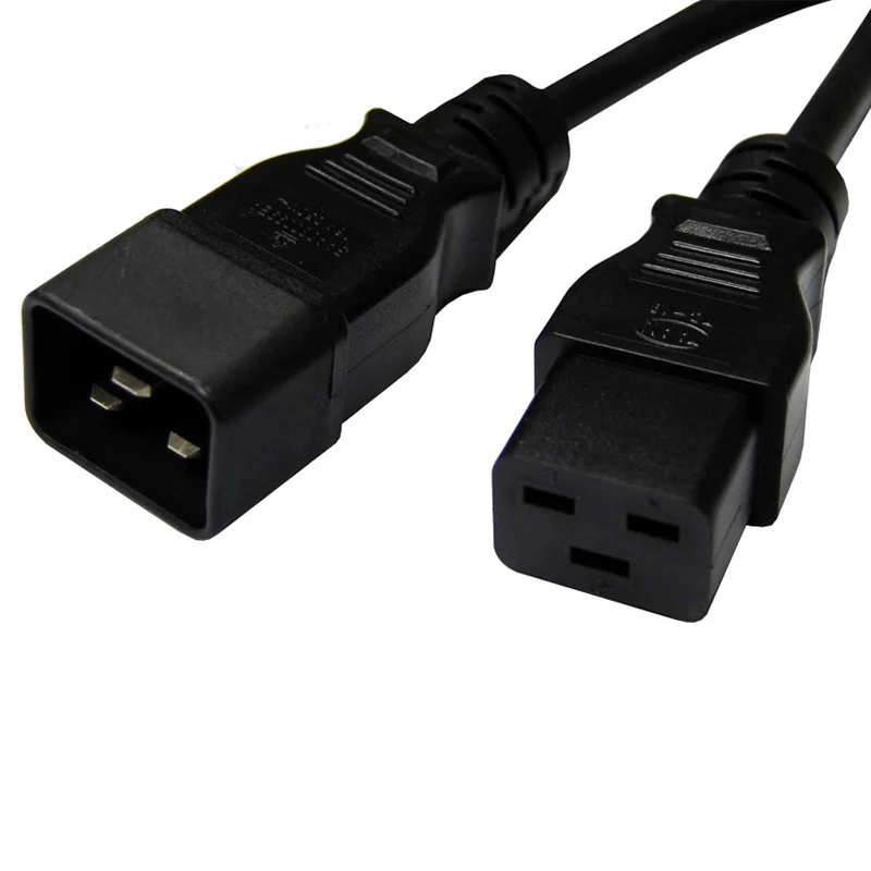 8Ware Lead 15A IEC-C19 to IEC-C20 Power Extension Cable Male to Female - 3m (RC-3084-030)