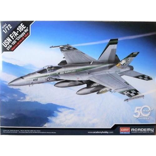 Academy 12565 1/72 USN F/A18E VFA195 Chippy Ho Plastic Model Kit - Image 2