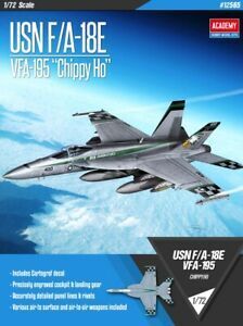 Academy 12565 1/72 USN F/A18E VFA195 Chippy Ho Plastic Model Kit - Image 3