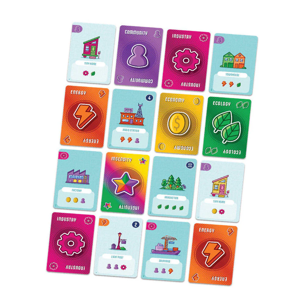 AEG Point City Strategy City Building Card Construction Game - Image 2