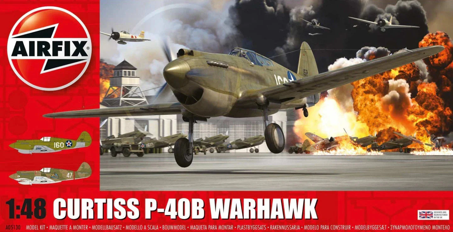 Airfix 1/48 Curtiss P40B Warhawk - Image 5