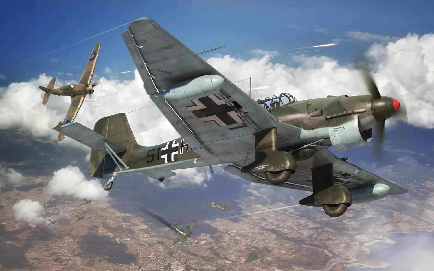 Airfix 1/48 Junkers Ju87R2/B2 Stuka New Livery - Image 3