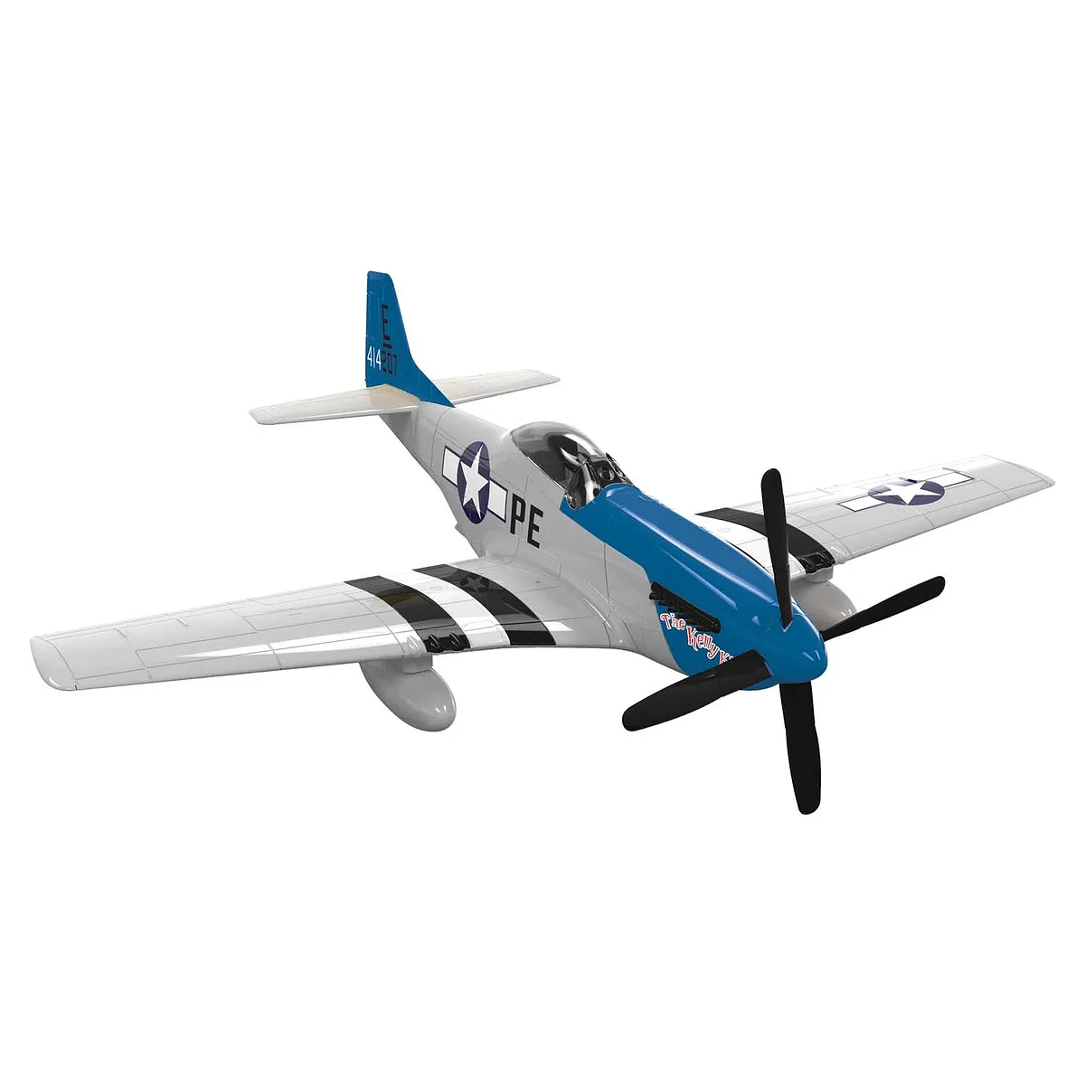 Airfix D-Day P-51D Mustang Fighter Quickbuild Plastic Model Kit - Image 5