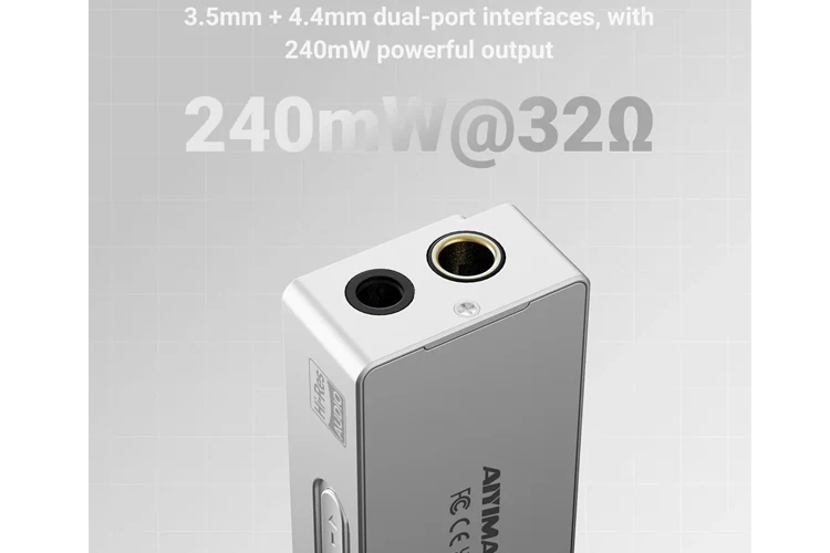 AIYIMA H4 Portable Hi-Res USB DAC & Balanced Headphone Amplifier - Image 4