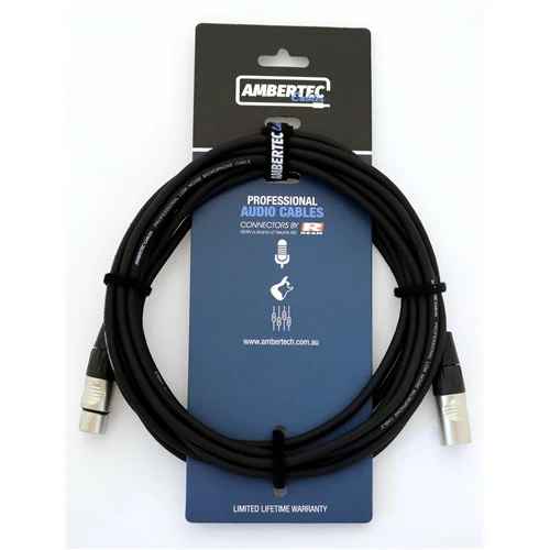 Ambertec Cables Microphone cable 1m REAN XLR M-F