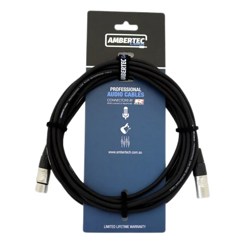 Ambertec Cables Microphone cable 2m REAN XLR M-F
