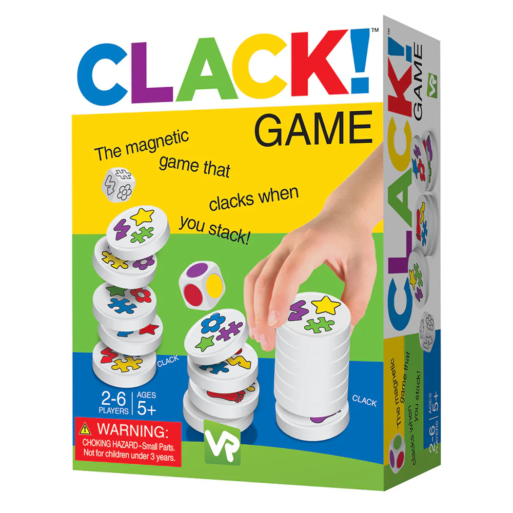 Amigo Clack 36 Magnetic Building Fun Stacking Game Kids/Family 5y+ Multicolor