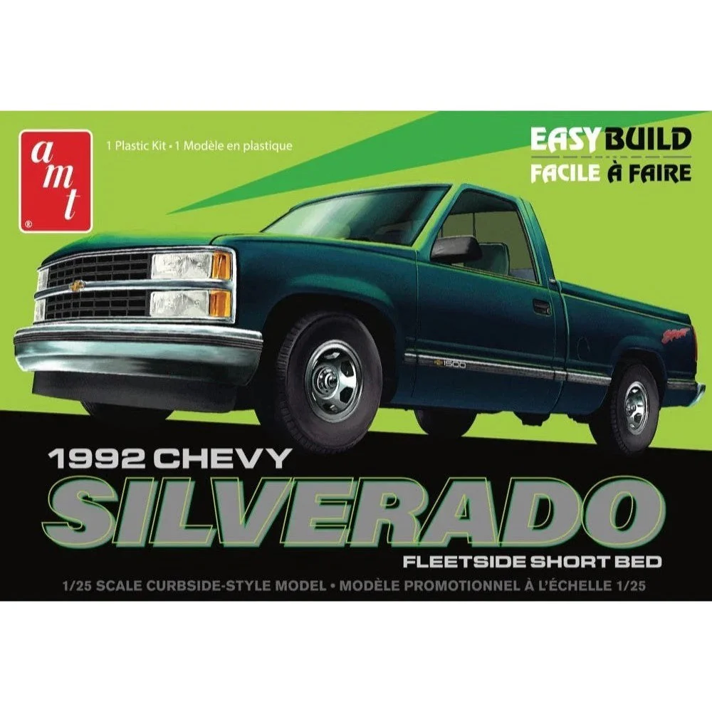AMT 1/25 1992 Chevy Silverado Model Kit