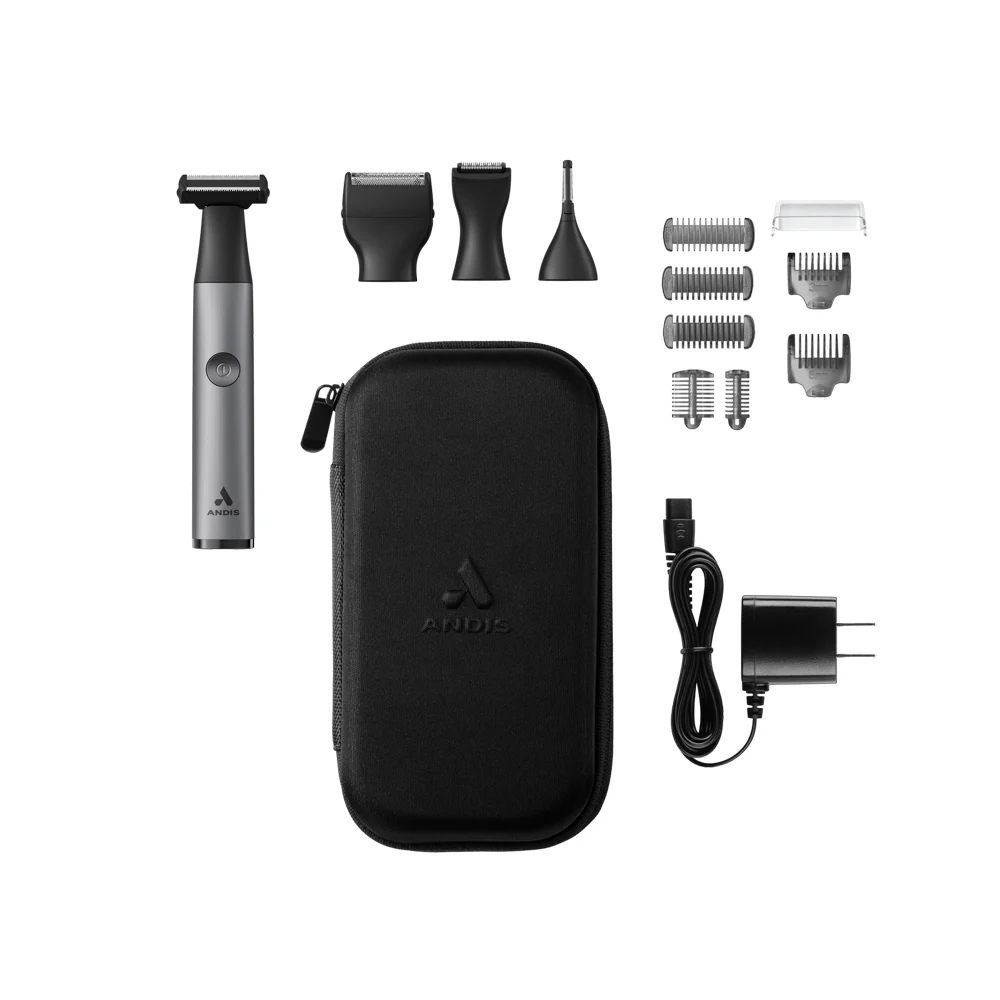 Andis SBT-1 Single Blade Trimmer with Attachments Soft Case and Maintenance Kit - Image 2