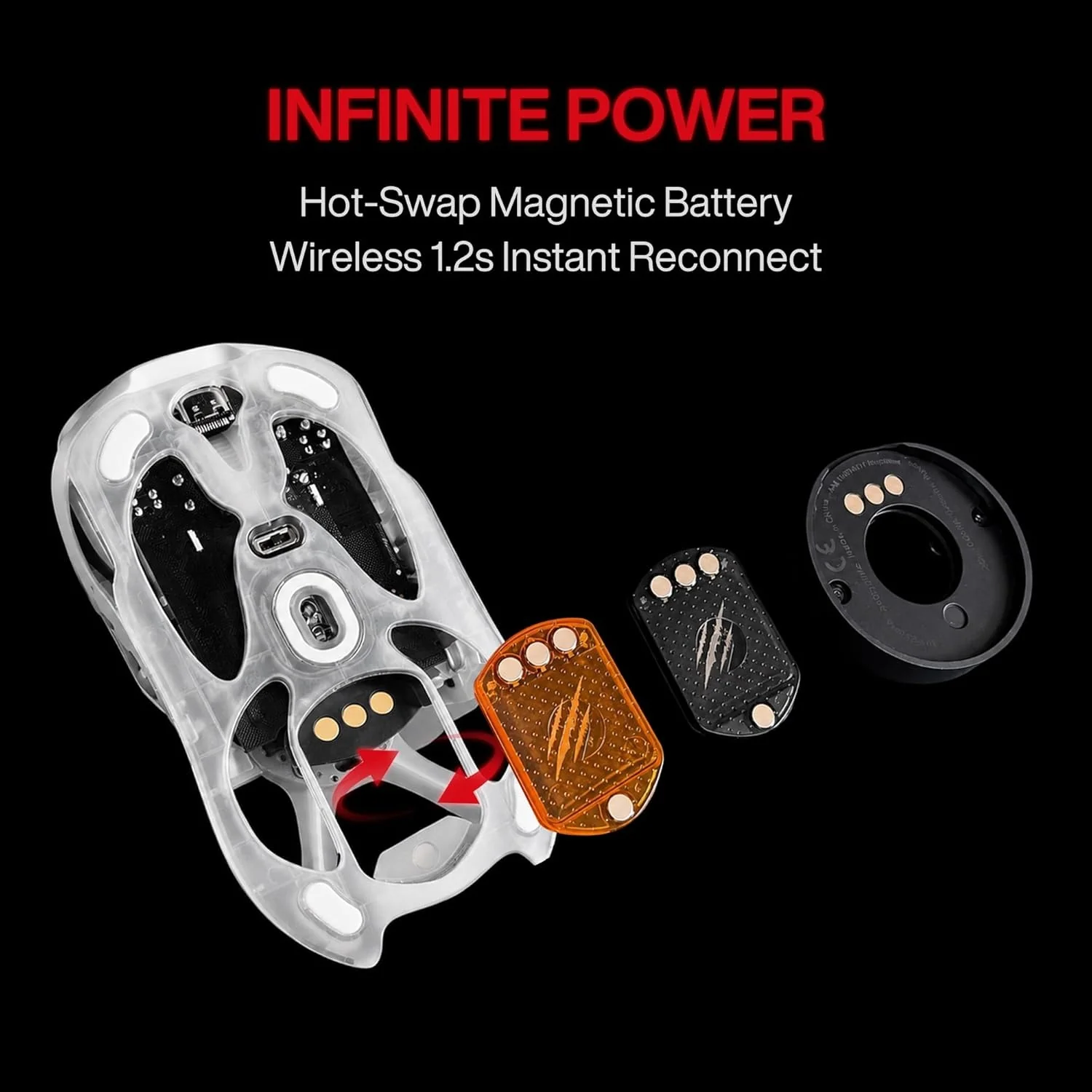 ANGRY MIAO Infinity Wireless Mouse (Cloud White) - Image 8