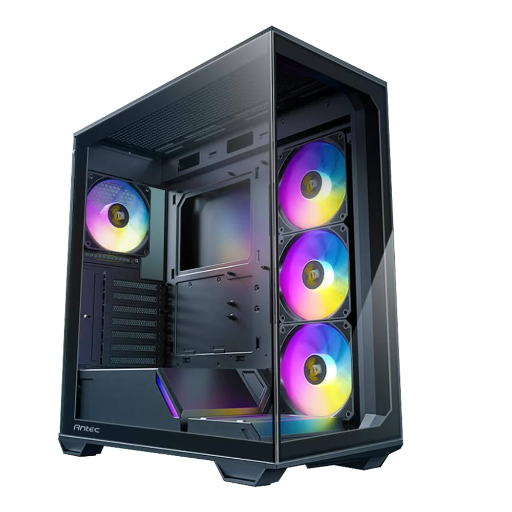 Antec C3 ARGB Panoramic Tempered Glass Mid-Tower ATX Case (Black)