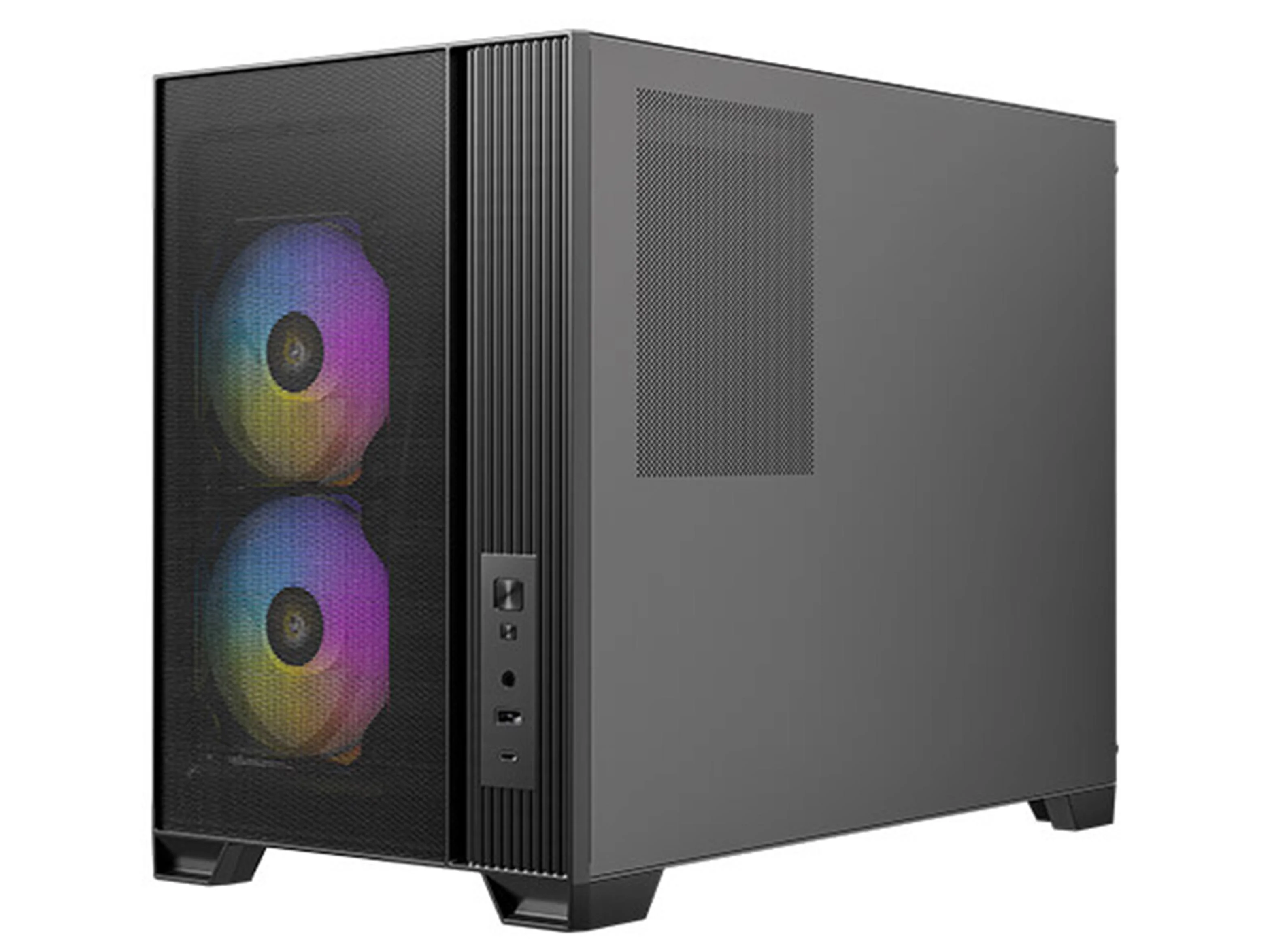 Antec FLUX M Compact Micro-ATX Mid-Tower Gaming Case - Black - Image 4