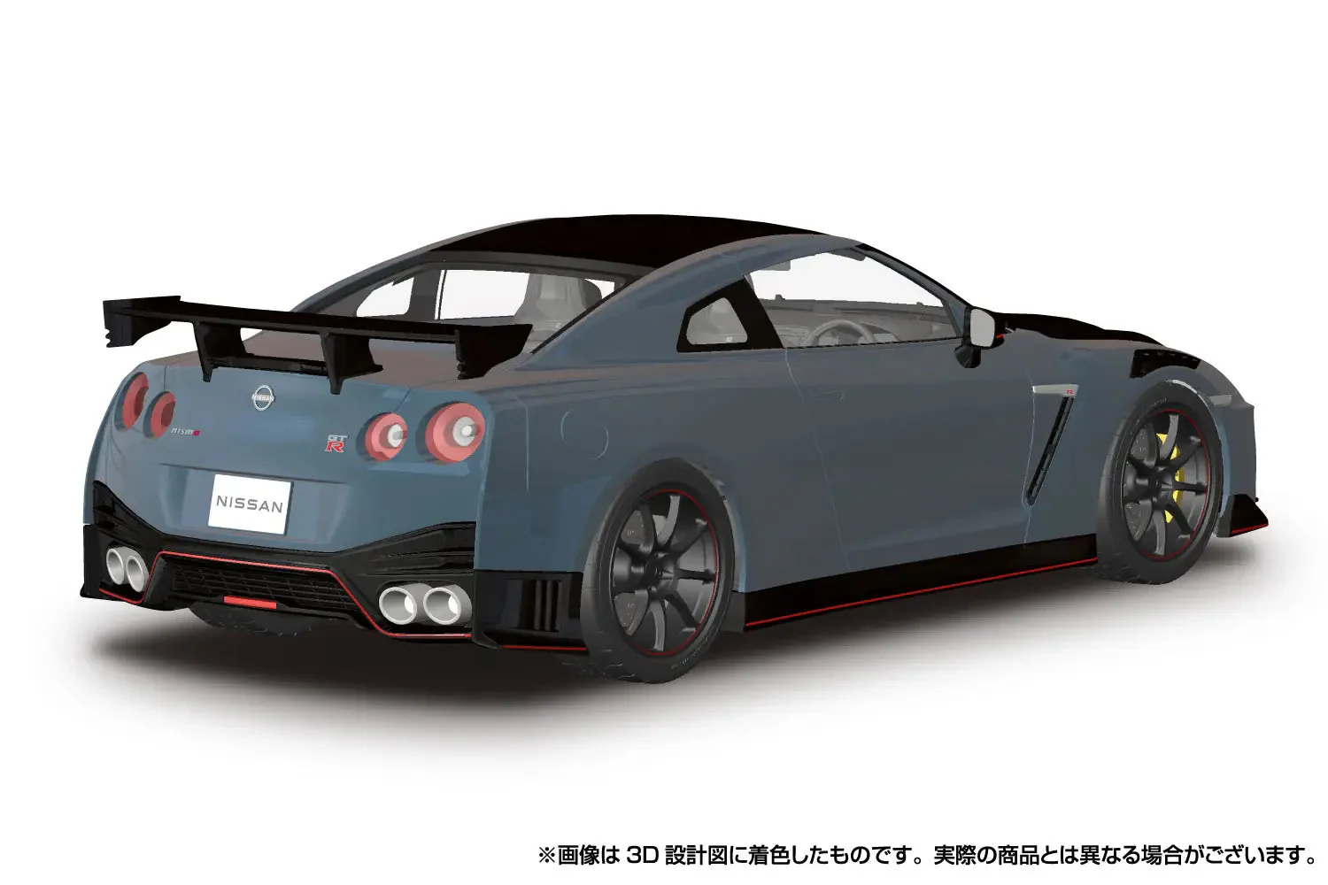 Aoshima 1/24 SNAP R35 NISSAN GT-R NISMO Special Edition 2022 (Stealth Grey) - Image 3