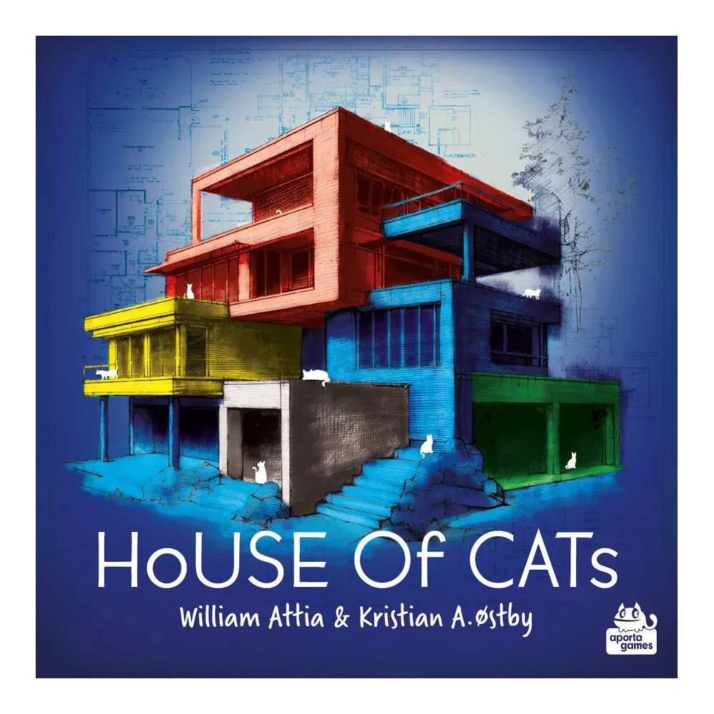 Aporta Games House of Cats Kids/Family Interactive Roll and Write Game 10y+