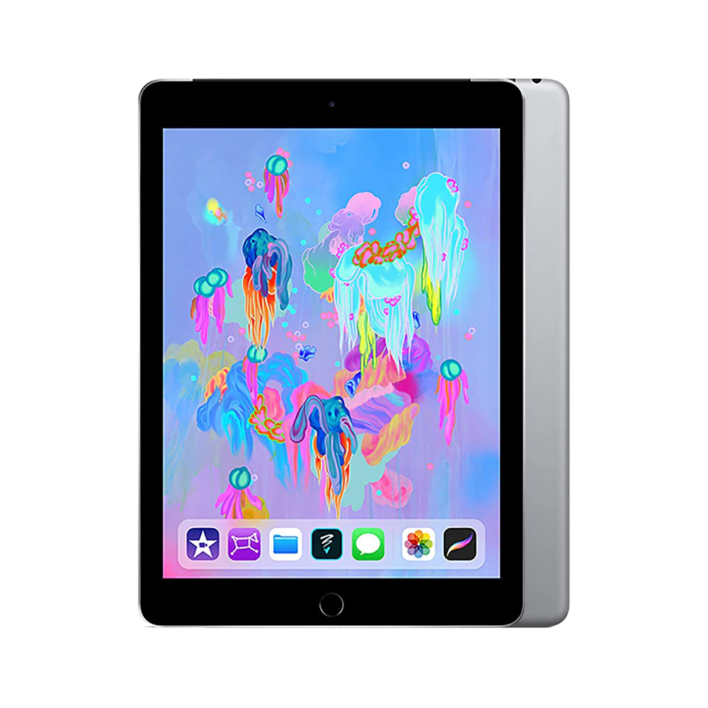 Apple iPad 6th Gen 9.7" WiFi + Cellular 32GB (Space Grey) [~Refurbished: Good]