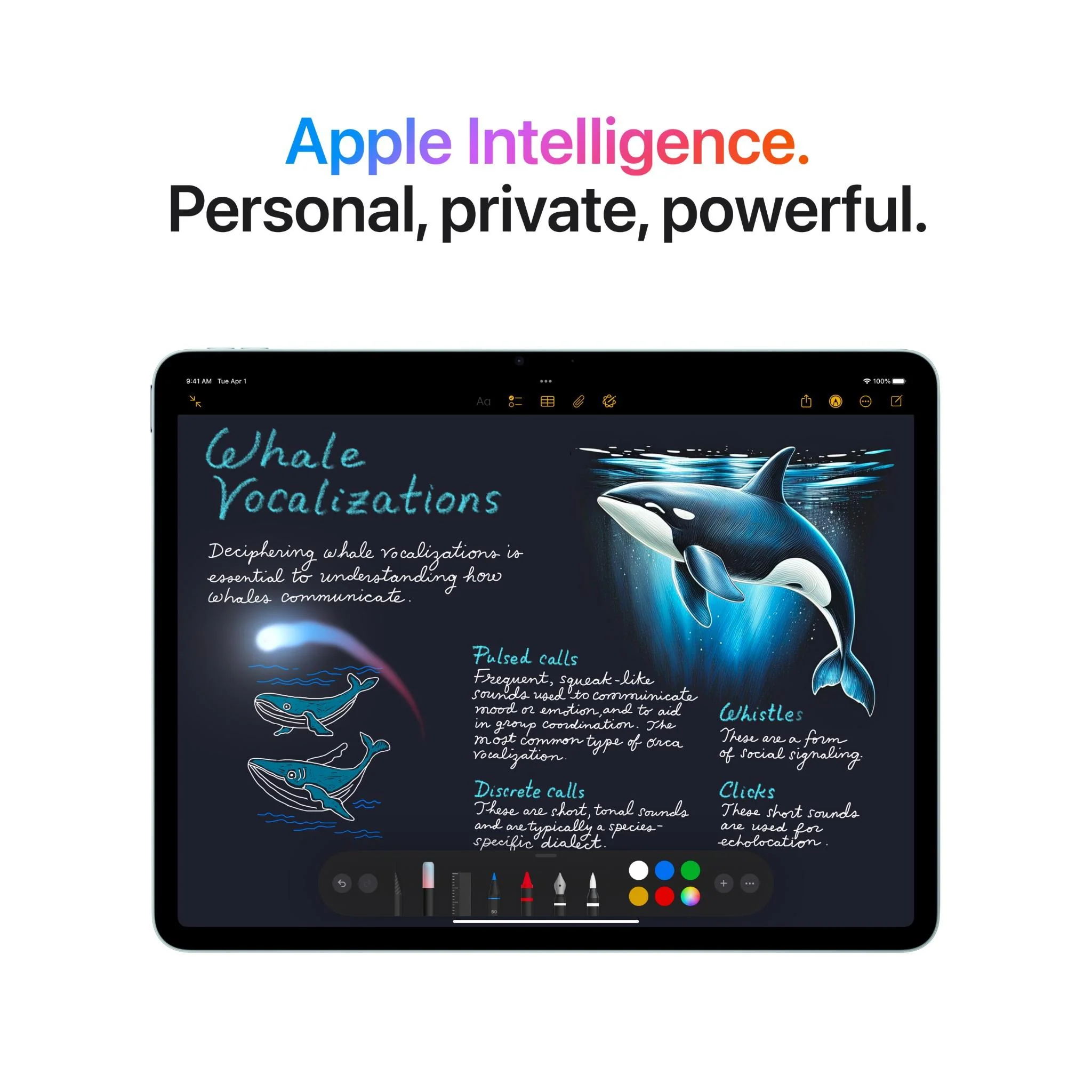 Apple iPad Air 11-inch M3 128GB Wi-Fi + Cellular (Blue) - Image 5