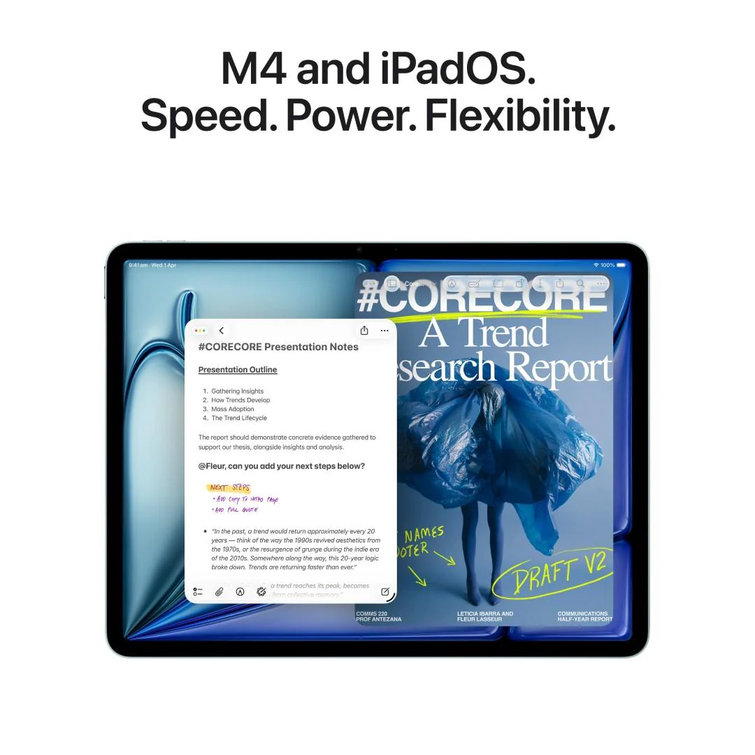 Apple iPad Air 13-inch M4 128GB Wi-Fi + Cellular (Starlight) - Image 4