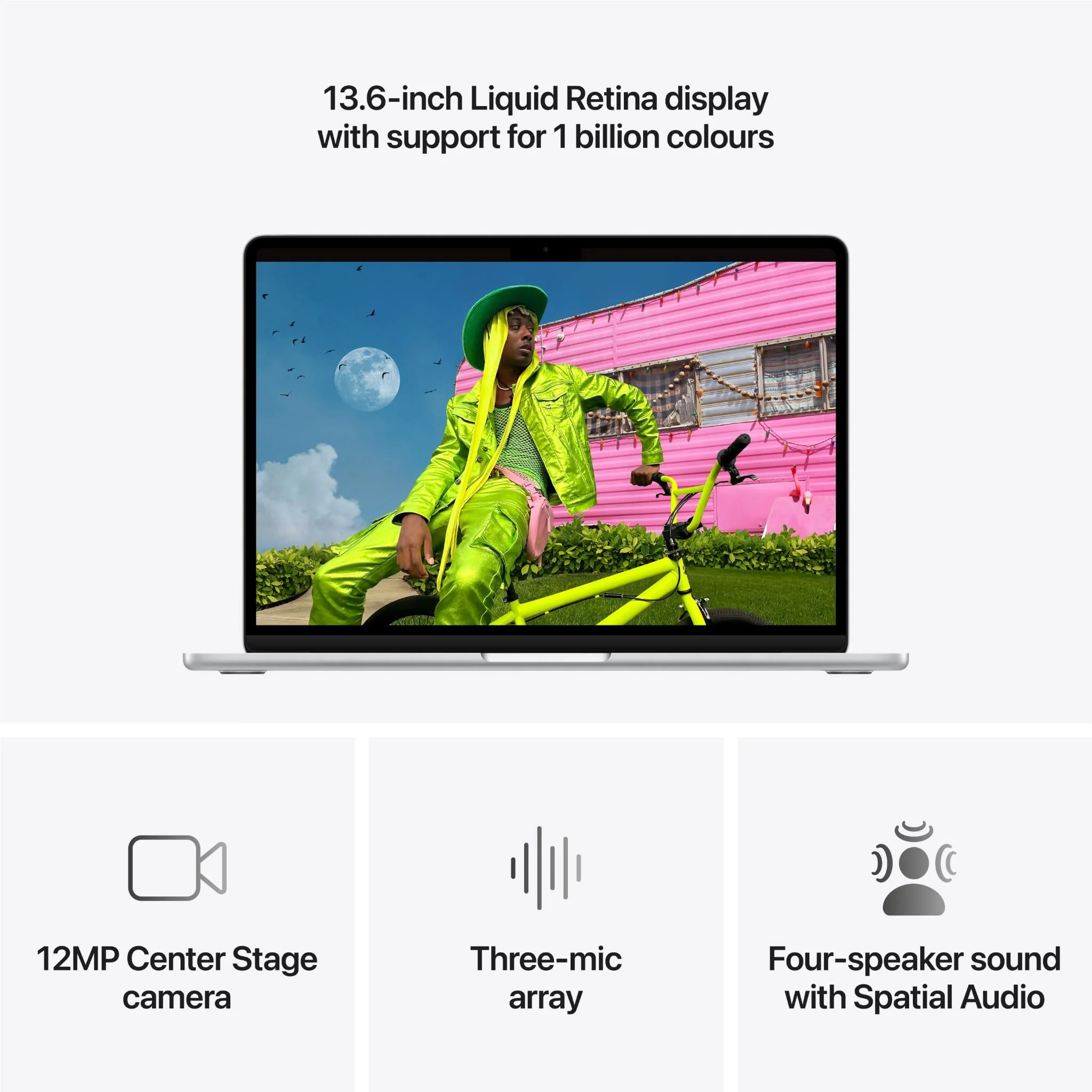 Apple MacBook Air 13-inch with M5 Chip, 512GB/16GB (Silver) - Image 5
