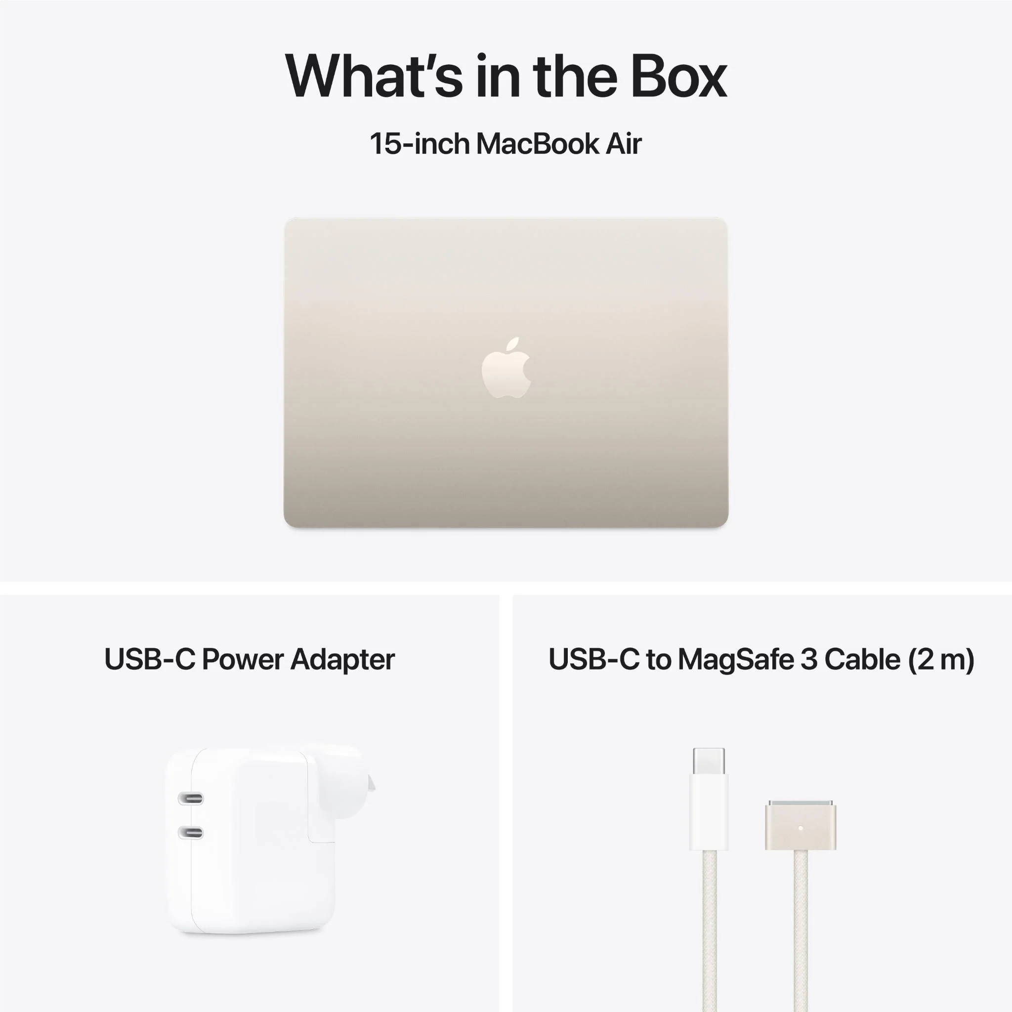 Apple MacBook Air 15-inch with M4 Chip, 256GB/16GB (Starlight) - Image 11