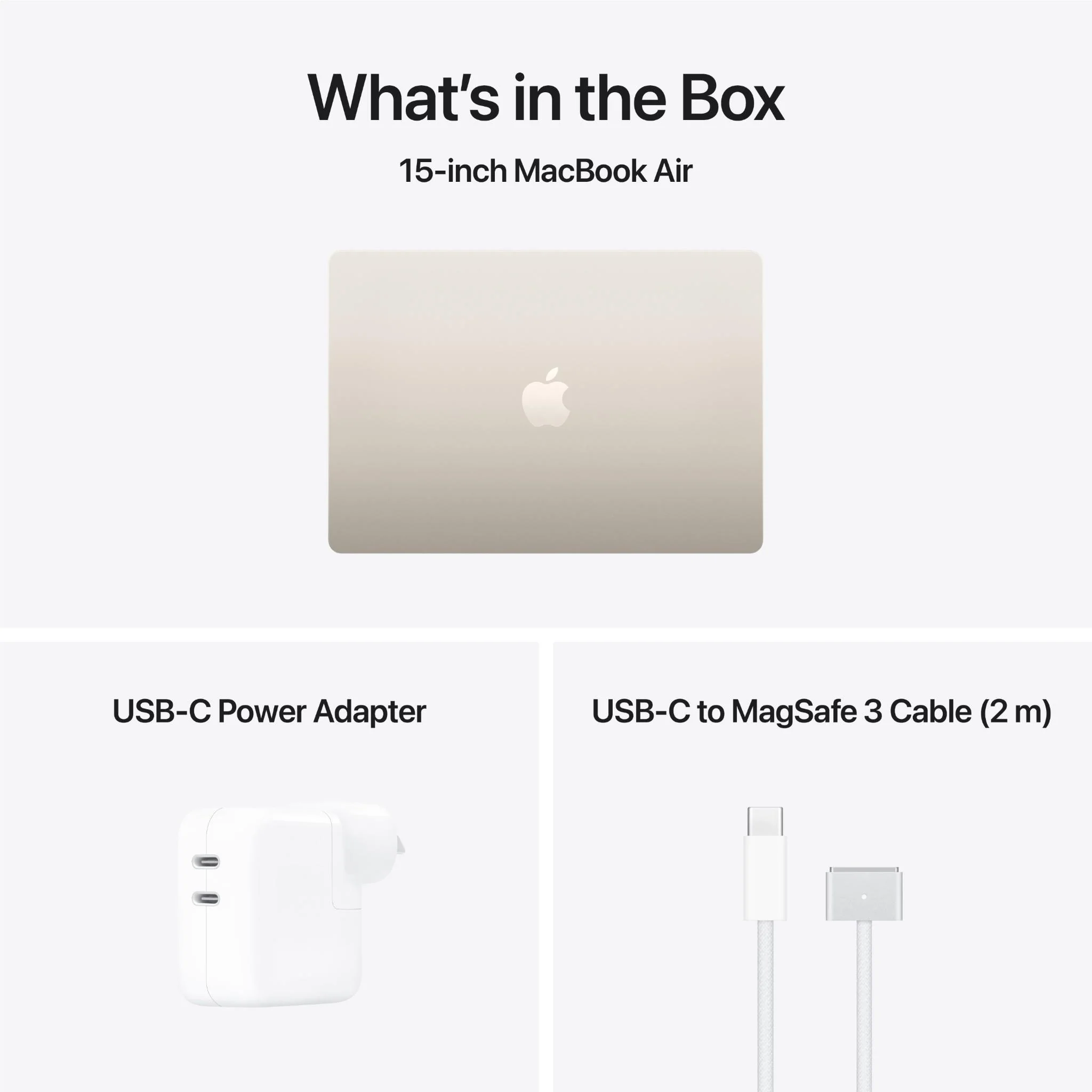 Apple MacBook Air 15-inch with M5 Chip, 1TB/16GB (Starlight) - Image 9