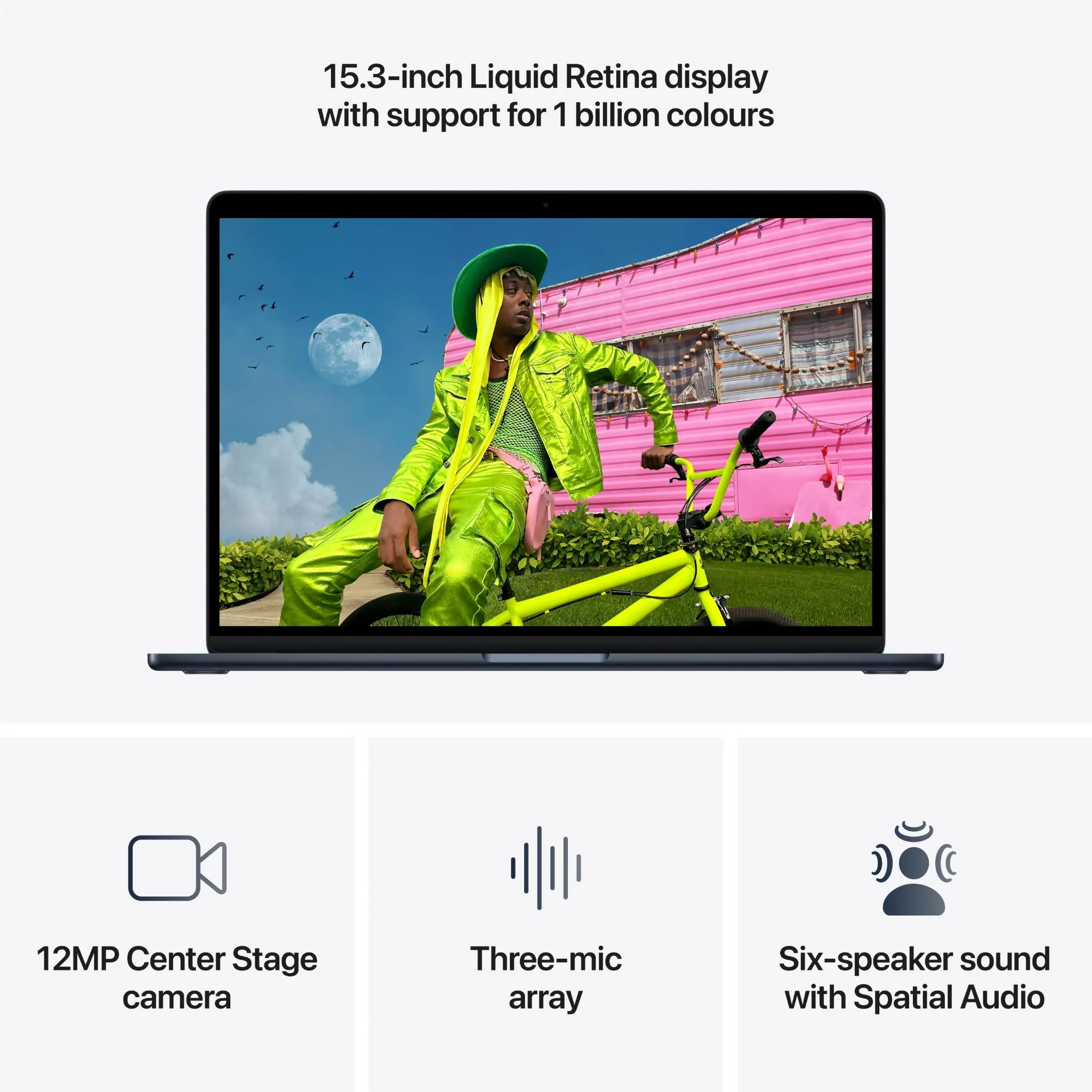 Apple MacBook Air 15-inch with M5 Chip, 1TB/24GB (Midnight) - Image 5