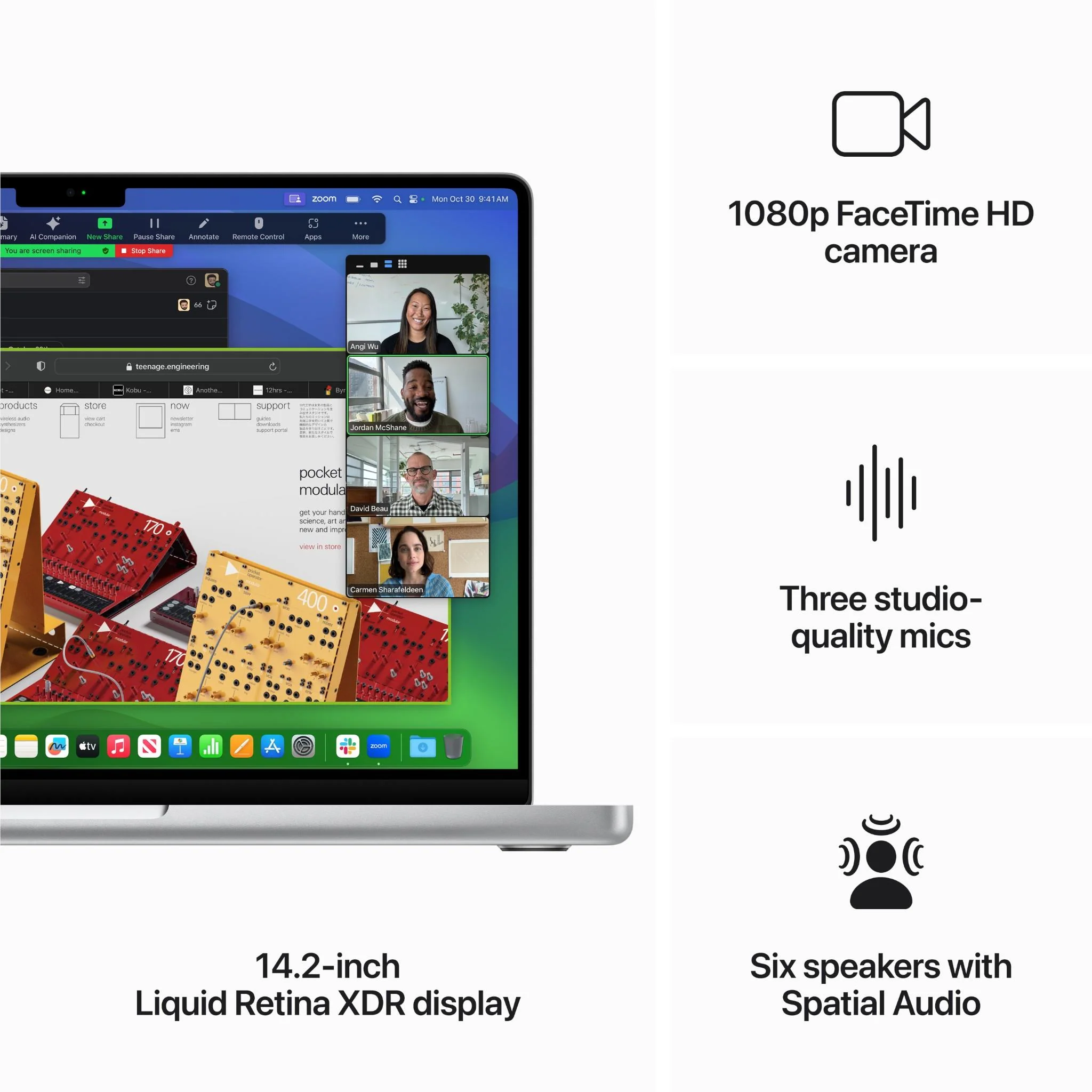 Apple MacBook Pro 14-inch with M3 Chip, 1TB SSD (Silver/2023) [~Refurbished] - Image 5
