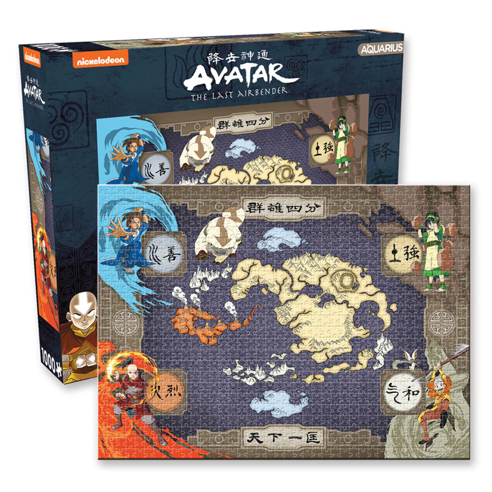 Aquarius 1000pc Aquarius 51x71cm Avatar Map Jigsaw Puzzle