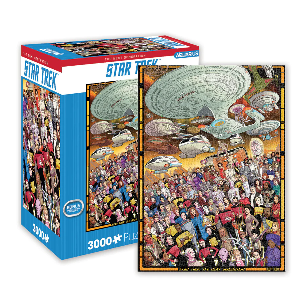 Aquarius 3000pc Star Trek The Next Generation 25x20cm Jigsaw Puzzle