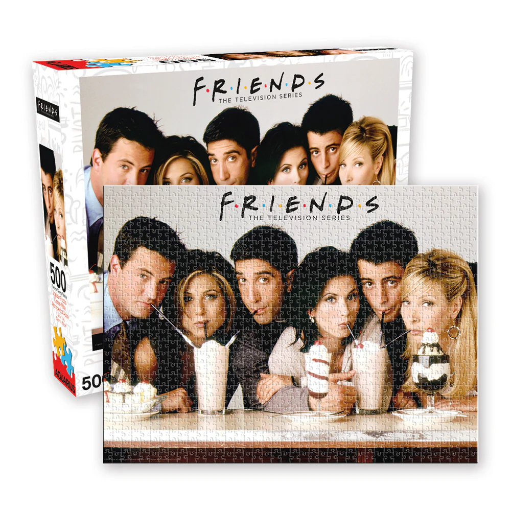 Aquarius 500pc 35x48cm Friends Milkshakes Jigsaw Puzzle Fun Family Game 14y+