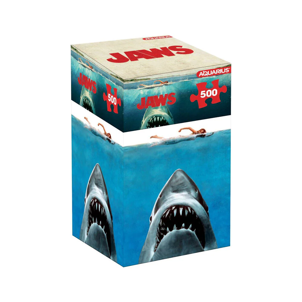 Aquarius 500pc JAWS Movie One Sheet Cardboard Jigsaw Puzzle 36x48cm 14y+