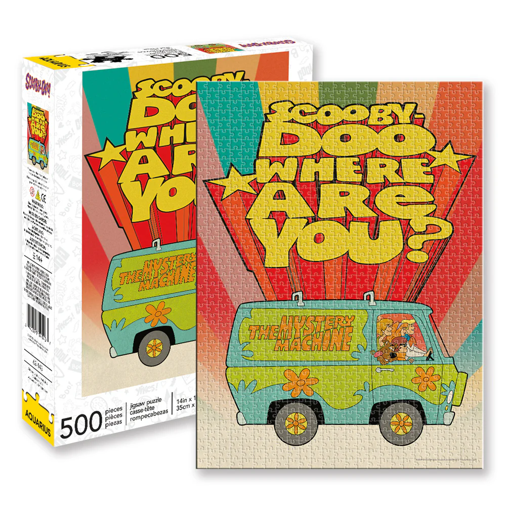 Aquarius 500pc Scooby Doo Where Are You? Jigsaw Puzzle Kids/Children Game 8y+