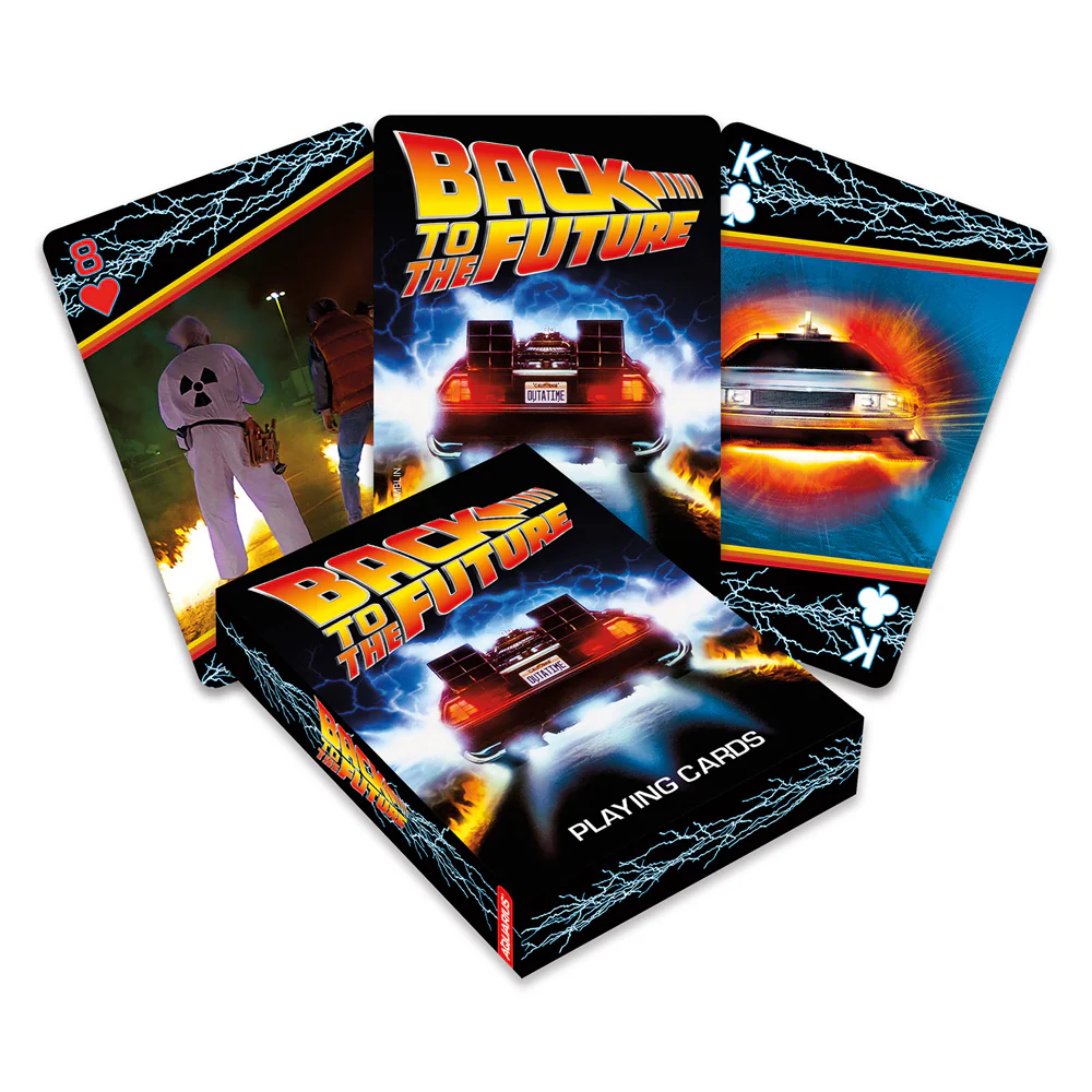 Aquarius 54-Pieces Back To The Future Playing Cards Family Game Play Poker Deck 4y+
