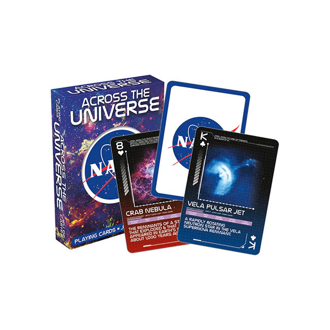 Aquarius 54-Pieces NASA Across The Universe Playing Cards Poker Standard Deck Set