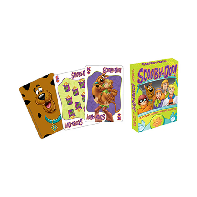 Aquarius 54-Pieces Scooby-Doo Playing Cards Poker Deck Family Fun Play Game 14y+