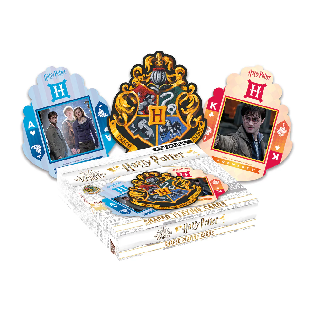 Aquarius Harry Potter Crest Shaped Playing Cards Poker Gaming Standard Deck