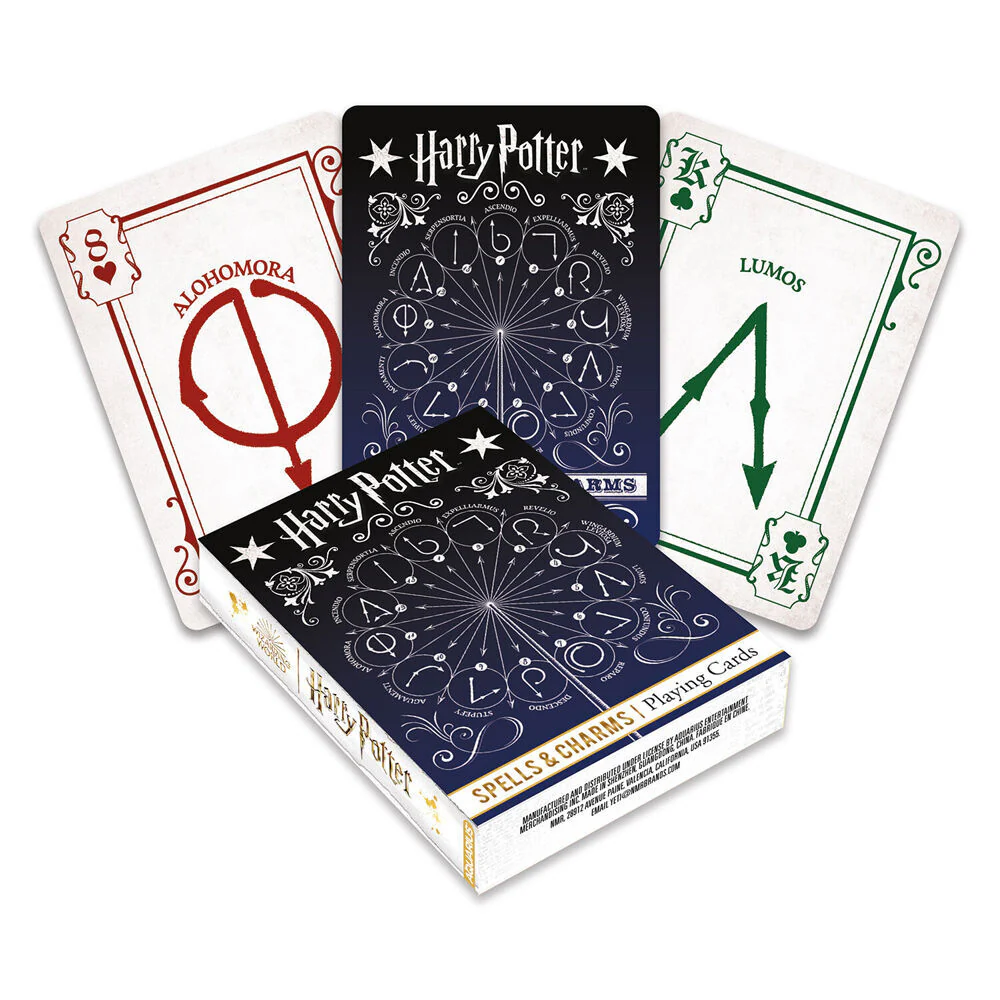 Aquarius Harry Potter Spells & Charms Magic-Themed Playing Cards Card Deck - Image 2