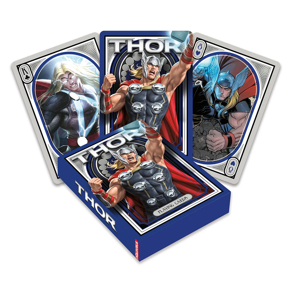 Aquarius Marvel Thor Playing Cards Poker Party Fun Play Gaming Standard Deck