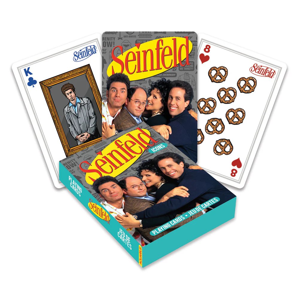 Aquarius Seinfeld Icons Playing Cards Poker Party Family Gaming Standard Deck