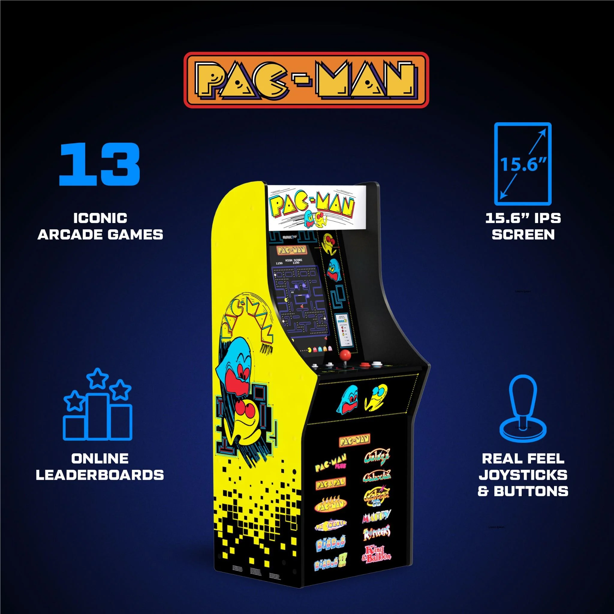 Arcade1Up PAC MAN Classic SE Arcade Machine - Image 7