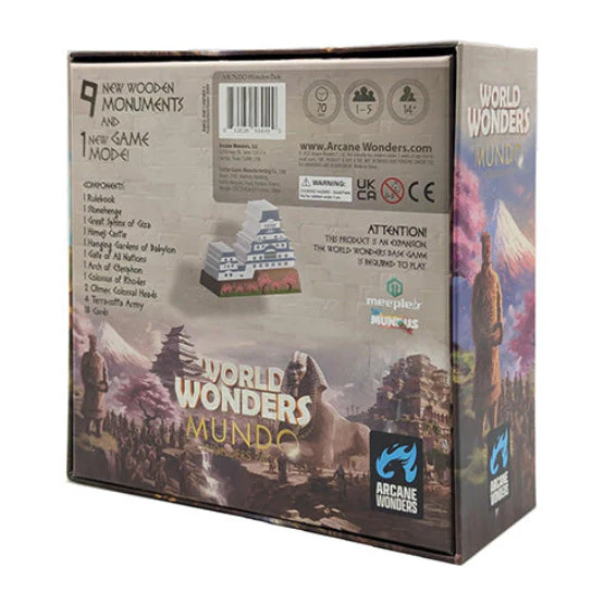 Arcane Wonders World Wonders: Mundo Wonders Expansion Game - Image 3