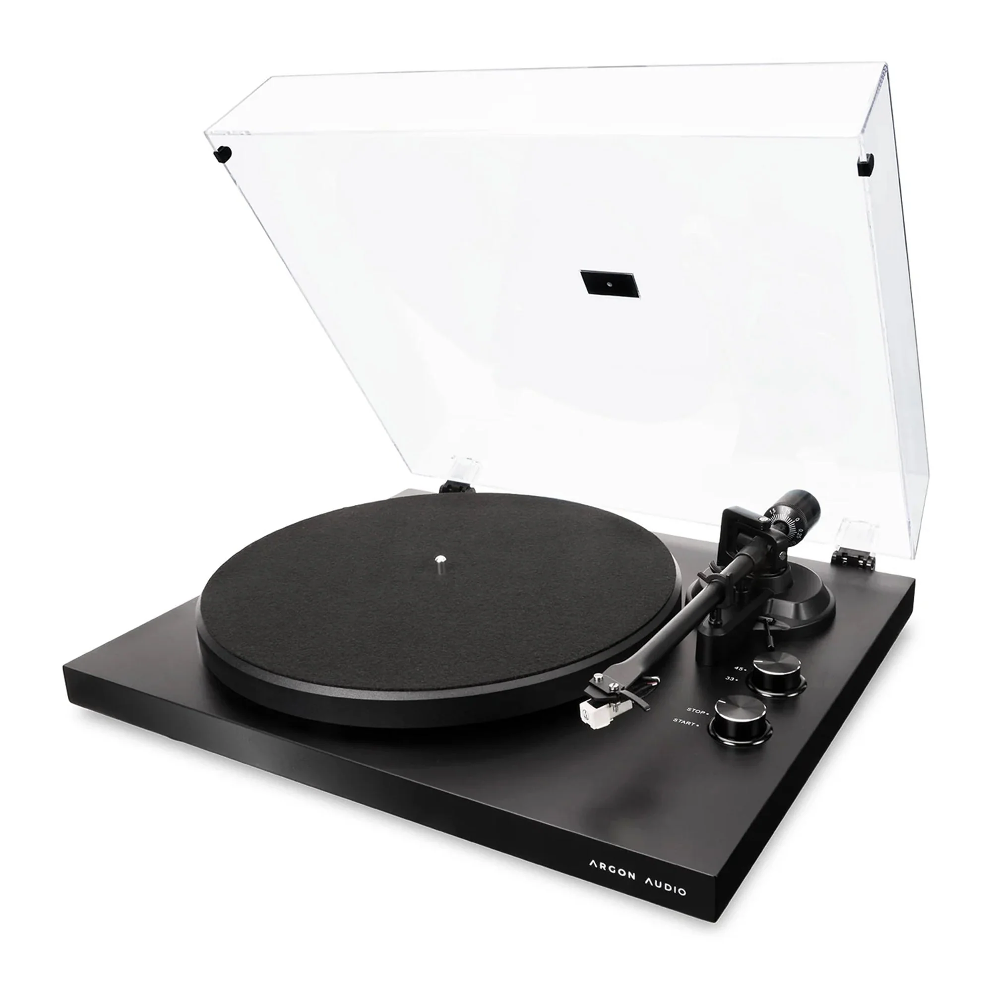 Argon Audio Black Turntable MK2