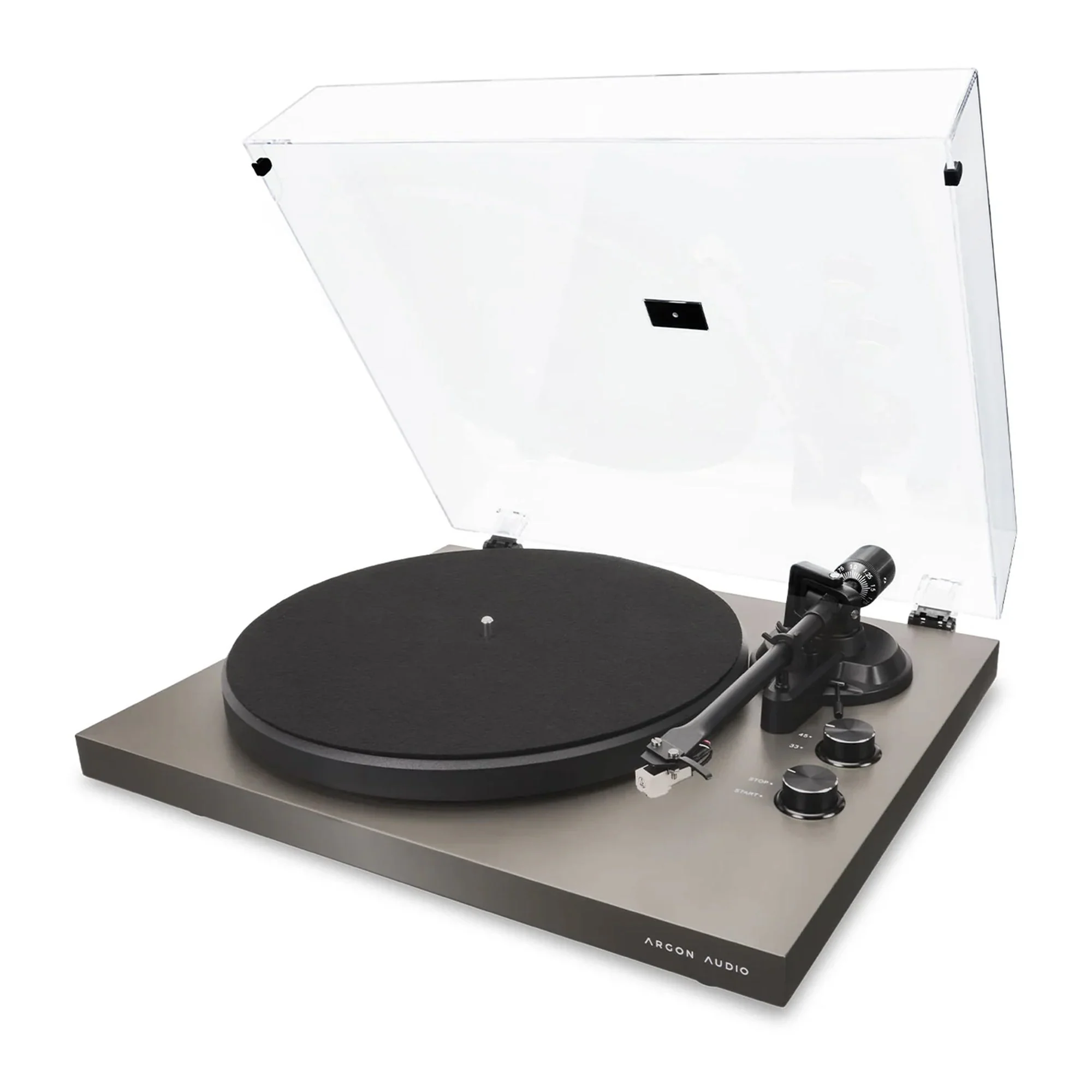 Argon Audio Earth Grey Turntable MK2