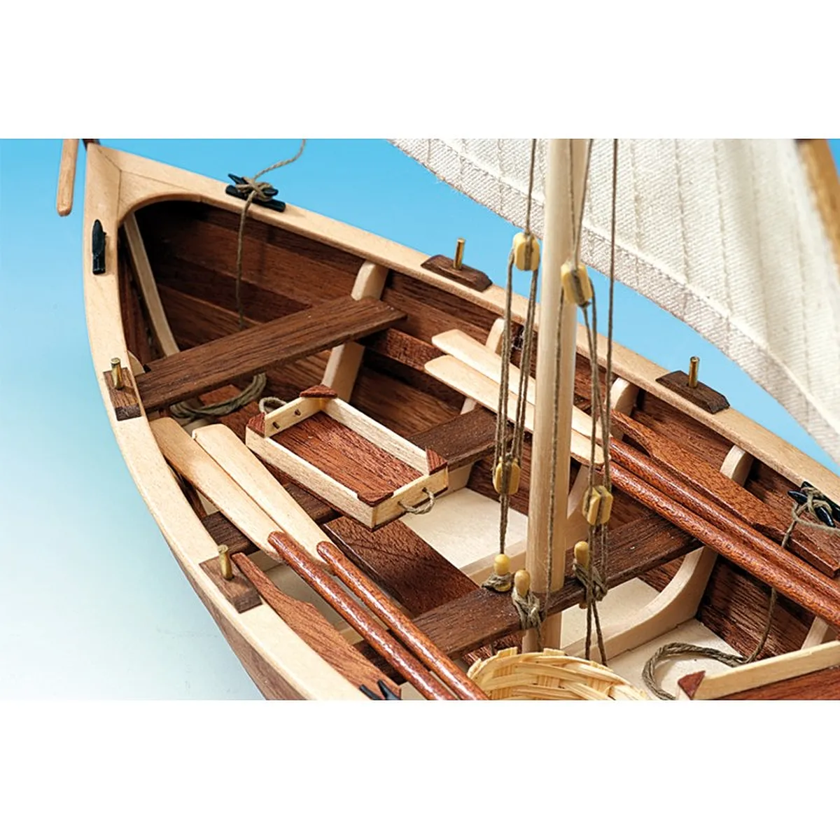 Artesania Latina 1/20 French La Provençale Fishing Boat Scaled Wooden Model Ship Kit - Image 2