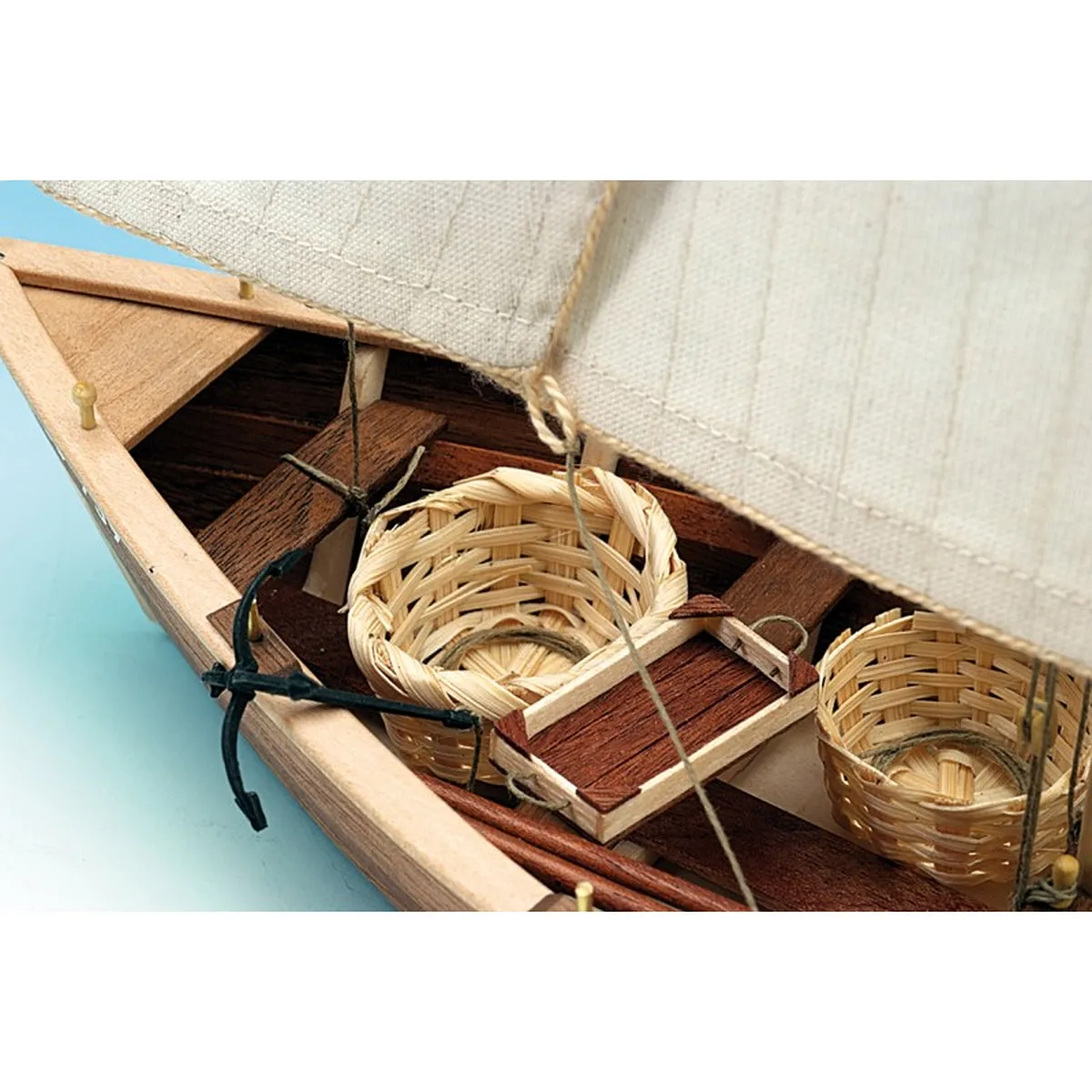 Artesania Latina 1/20 French La Provençale Fishing Boat Scaled Wooden Model Ship Kit - Image 3
